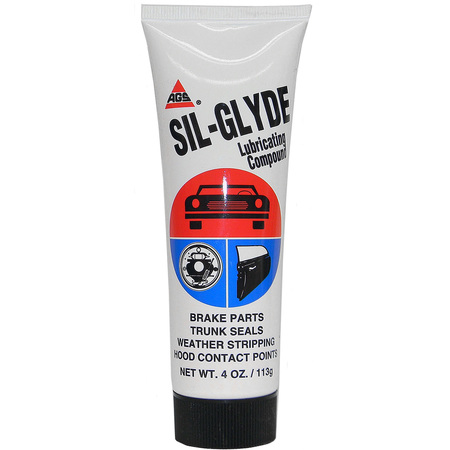 AGS Sil-Glyde Silicone Lubricant, Tube, 4 oz SG-4